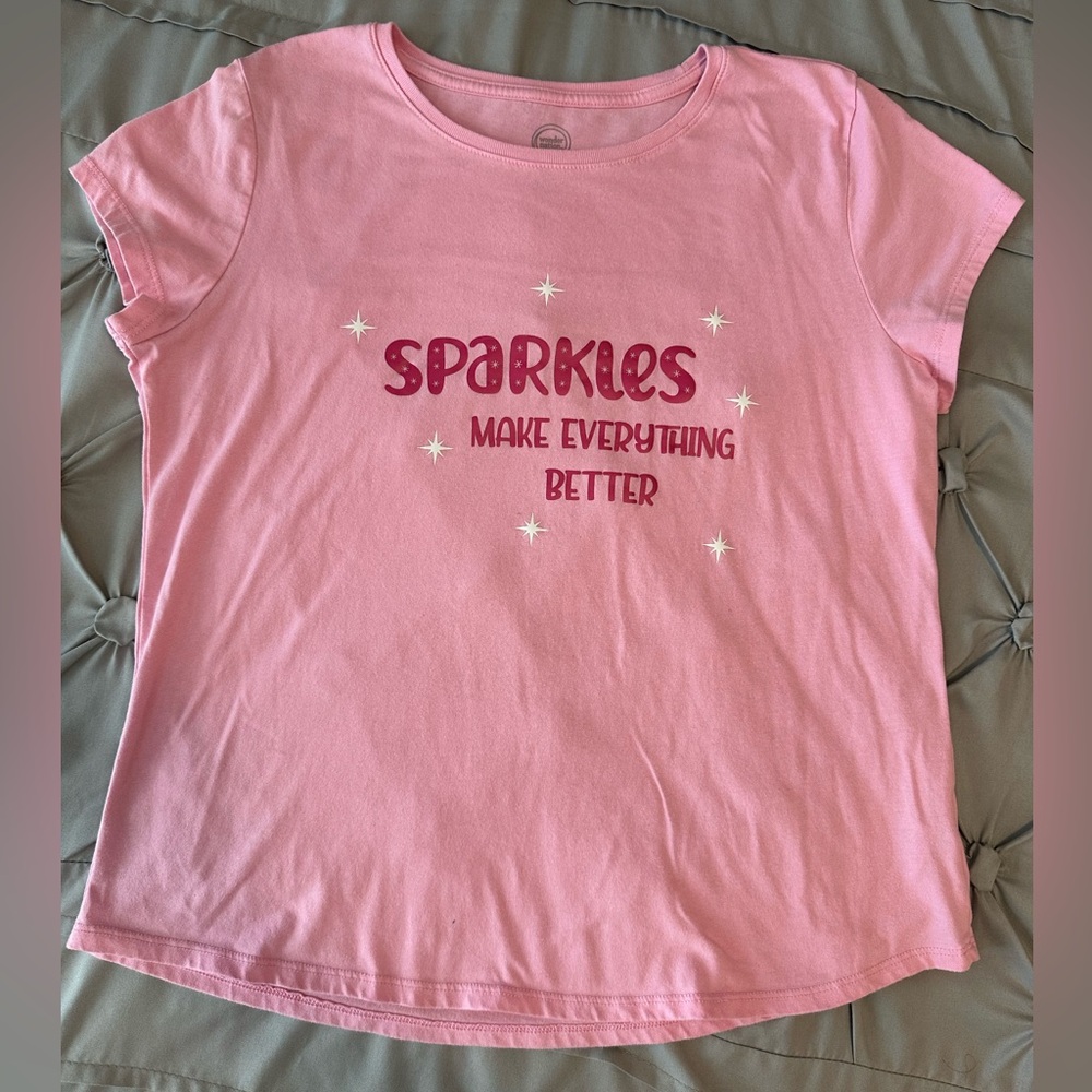 Wonder Nation Pink Tee with White Star